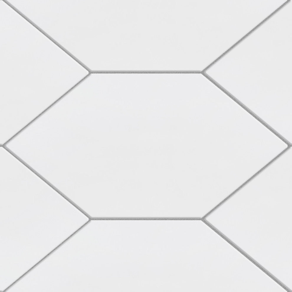 Textile Basic Kayak White Porcelain Floor and Wall Tile