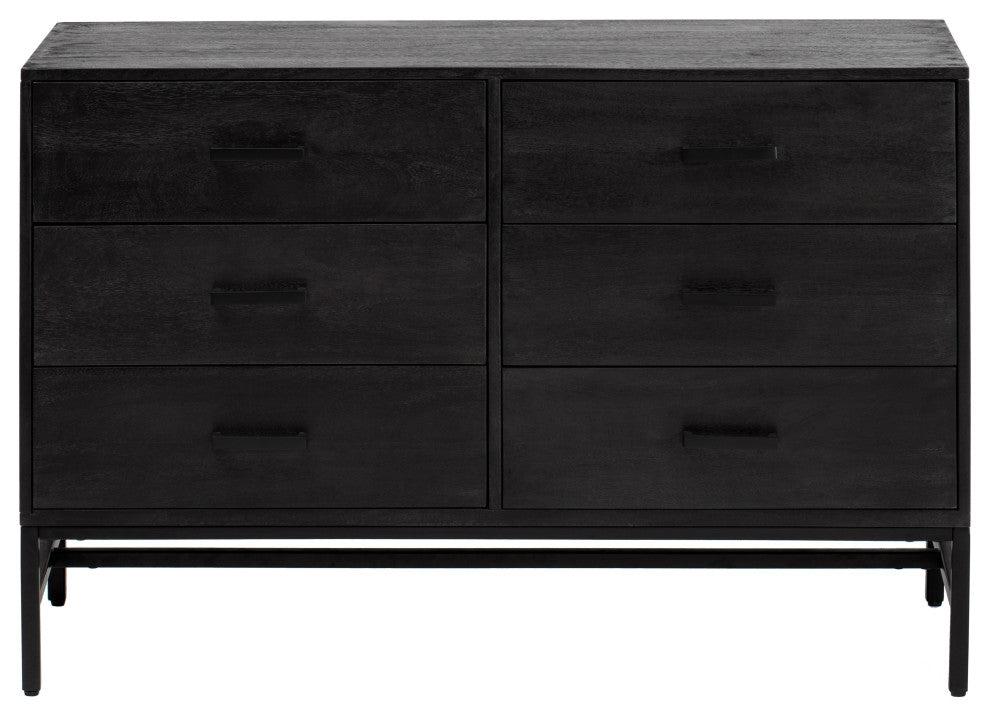 Leah Chest of Drawers, Black