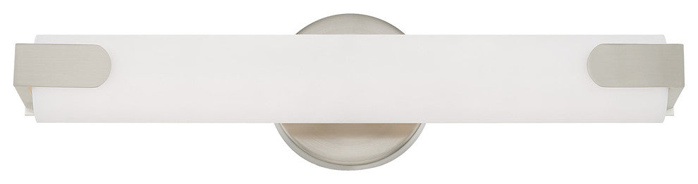 Livex Lighting Brushed Nickel LED Light ADA Bath Vanity