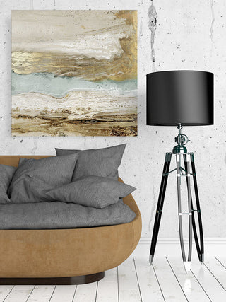 "Playa Secreto II" Museum Mounted Canvas Print, 20"x20"