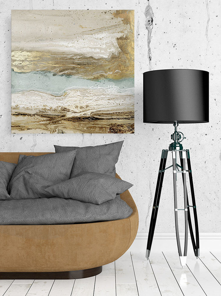"Playa Secreto II" Museum Mounted Canvas Print, 20"x20"