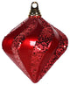 Vickerman 6'' Candy Glitter Swirl Diamond, Red