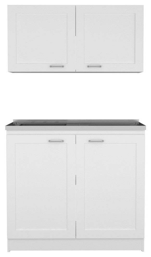 Perseus Cabinet Set, White