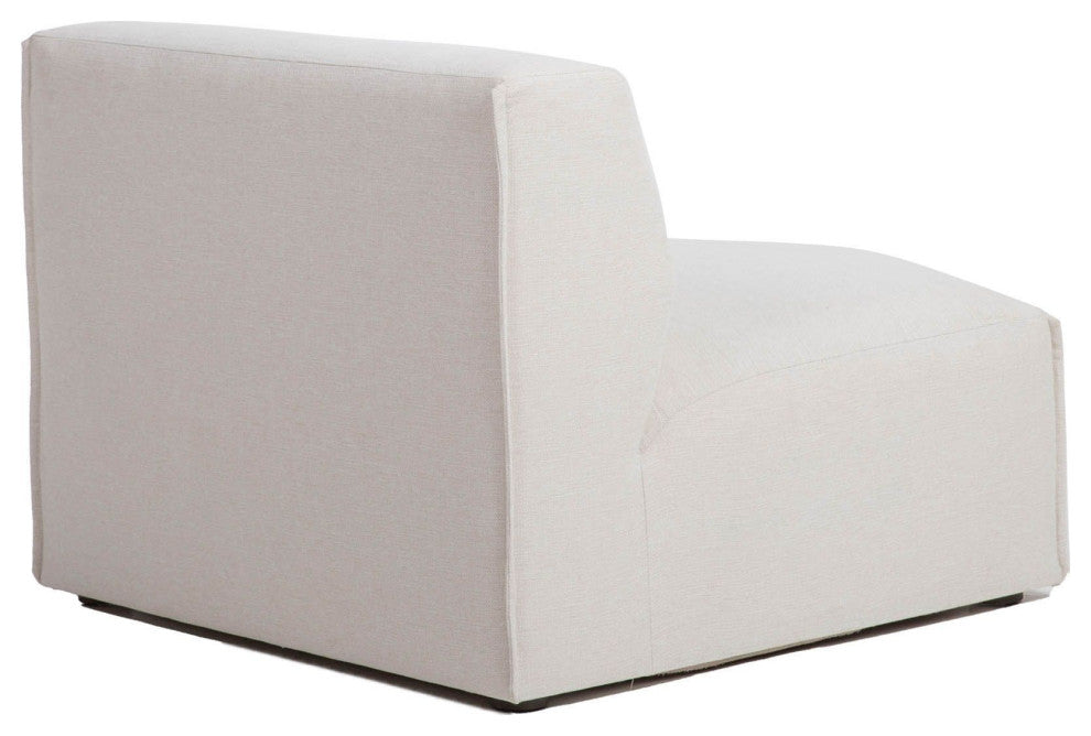 Premium 37" Upholstered Sectional Sofa, Beige