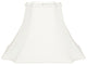 Square Bell with Inverted Corners Designer Lampshade, White