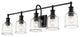 Zlite 734-5V-MB 5-Light Vanity, Clear Seedy