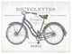 "Bicycles II v2" Digital Paper Print by Daphne Brissonnet, 26"x20"