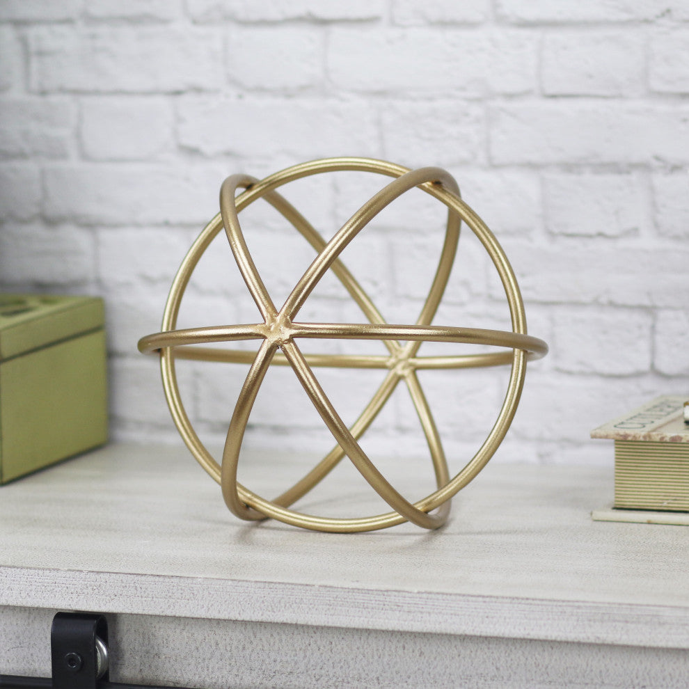 Circular Orb Decor, Gold