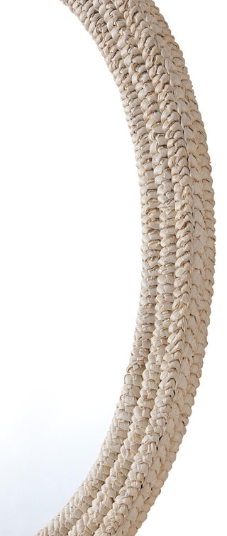 Elegant Lighting MR4C3642 Marlowe 36"W x 42"H Oval Flat Medium - Linen White