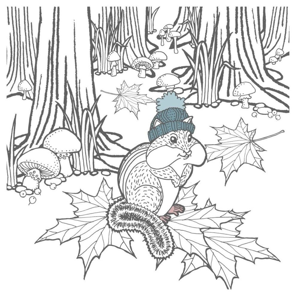 "Color the Forest Color VII" Digital Paper Print by Elyse DeNeige, 20"x20"