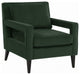 Luna Emerald Green Accent Chair