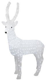 41" Lighted Commercial Grade Acrylic Reindeer Christmas Display Decoration