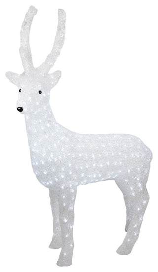 41" Lighted Commercial Grade Acrylic Reindeer Christmas Display Decoration