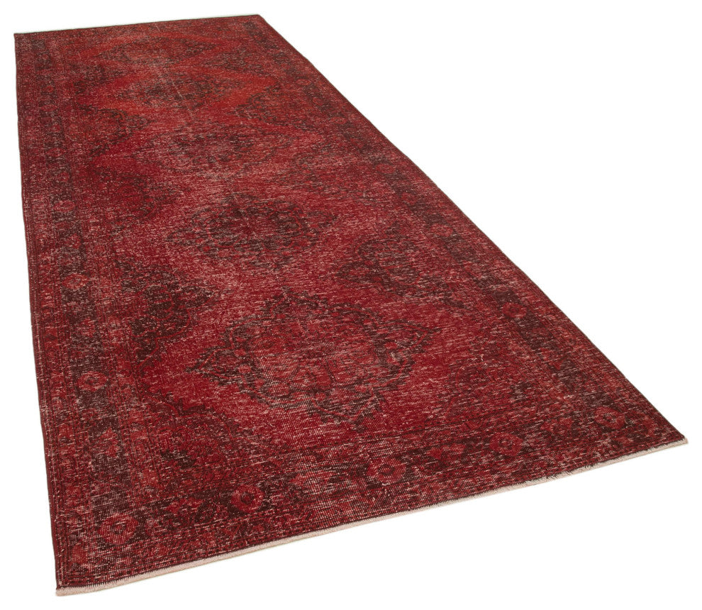 Rug N Carpet - Handwoven Oriental 5' 0" x 12' 6" Antique Runner Rug