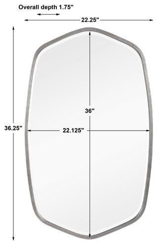 Uttermost Duronia Brushed Silver Mirror