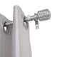 UTOPIA ALLEY 3/4 Inch Curtain Rod - Curtain Rods For Windows, Nickel, 48"-86"