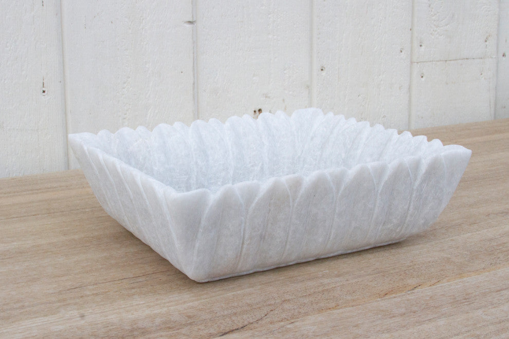 Pure White Marble Vase