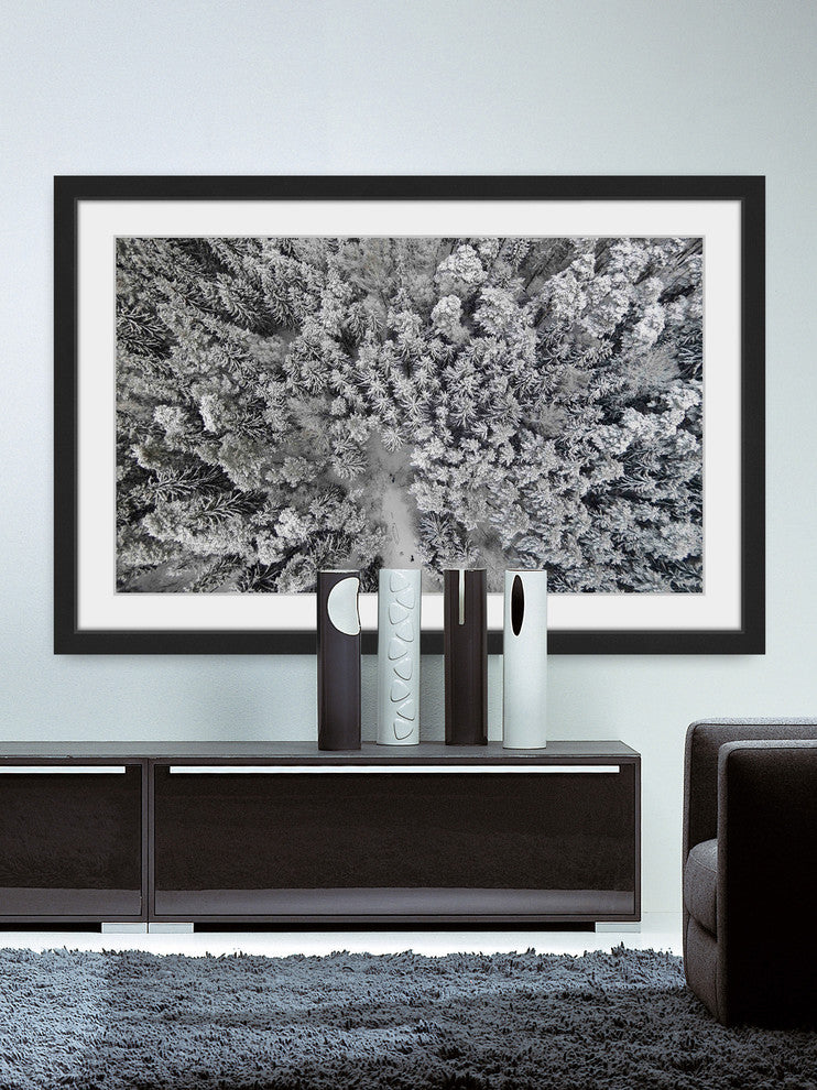 "Frozen Friends" Framed Print by Karolis Janulis