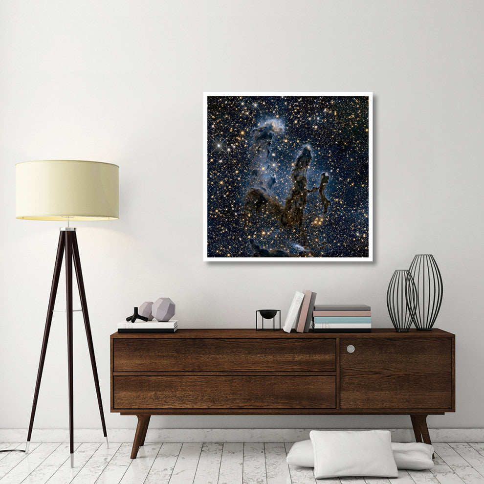 "A Near-Infrared View of the Pillars of Creation" Paper Print by NASA, 42"x42"