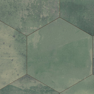 Argillos Hex Aquamarine Porcelain Floor/Wall Tile