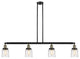 INNOVATIONS 214-BAB-G513-LED 4-Light Island Light Black Antique Brass