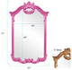 Roman Mirror, Hot Pink