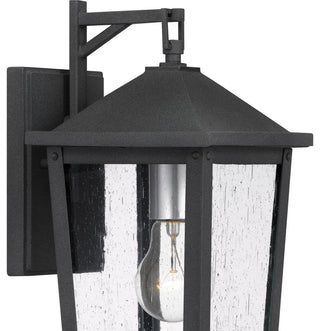 Quoizel STNL8407 Stoneleigh 13" Tall Outdoor Wall Sconce - Mottled Black