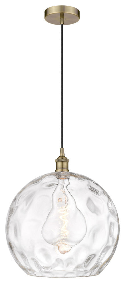 Innovations 616-1P-AB-G1215-14 1-Light Pendant, Antique Brass