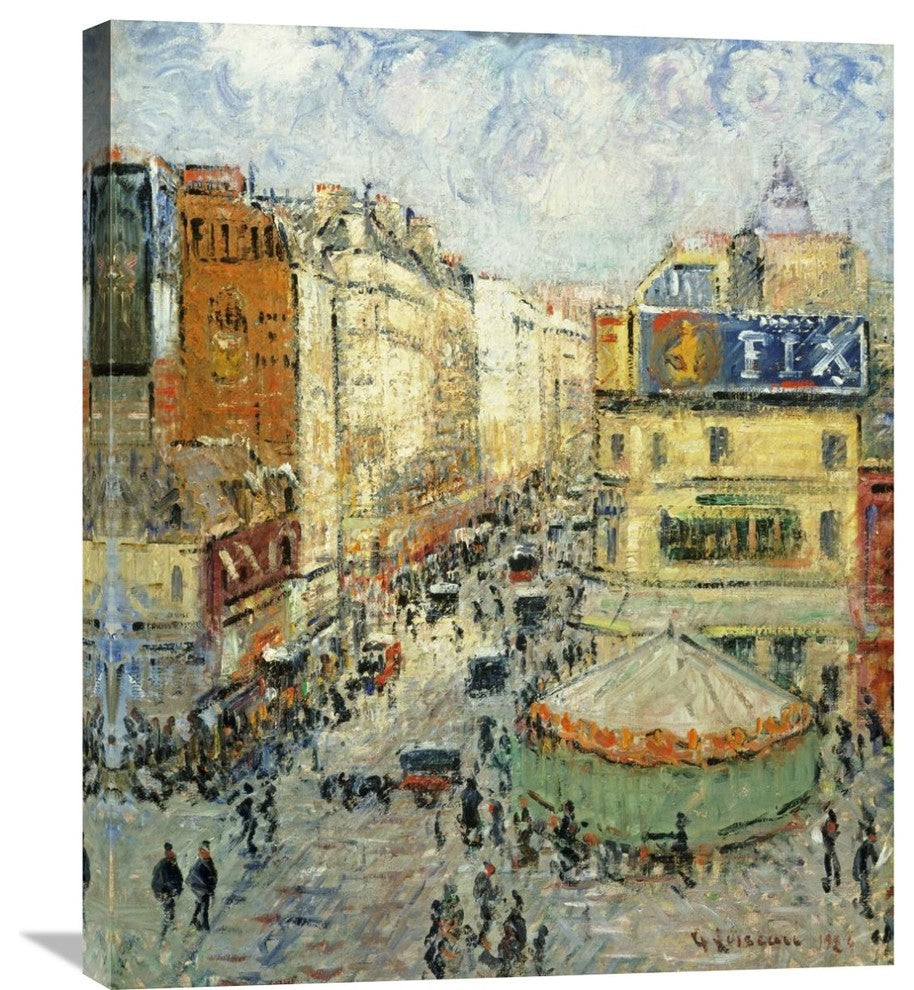 "La Rue De Clignancourt" Artwork, 25" x 30"