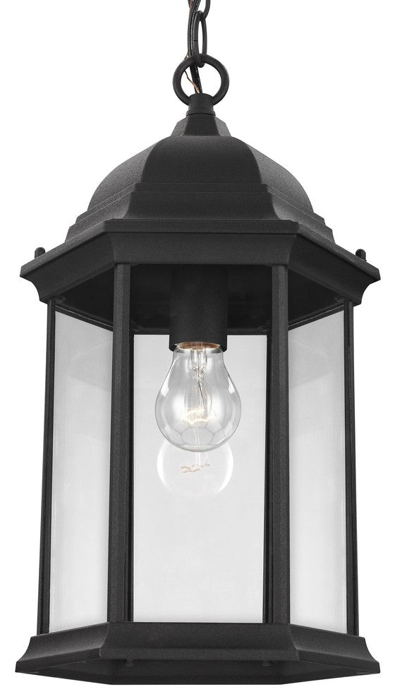 Generation Lighting Lighting 1-Light Outdoor Pendant, Black