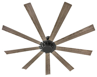 Hinkley Turbine 80" Integrated LED Indoor/Outdoor Ceiling Fan, Matte Black