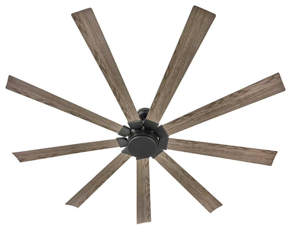 Hinkley Turbine 80" Integrated LED Indoor/Outdoor Ceiling Fan, Matte Black