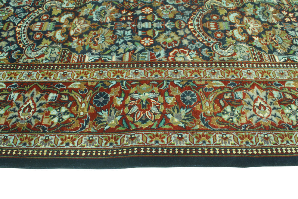 Heirloom Madelyn Navy/Rust Rug, 4'7x6'10