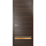 Solid French Door 42 x 84 | Planum 2010 Chocolate Ash with| Bathroom
