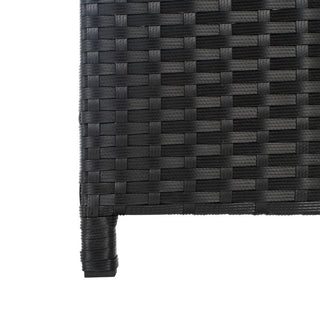 Safavieh Enerson Outdoor Dining Set, Black / White