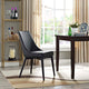 Viscount Vinyl Dining Chair, Black