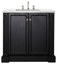 36" Wood Sink Vanity With Quartz Top-No Faucet