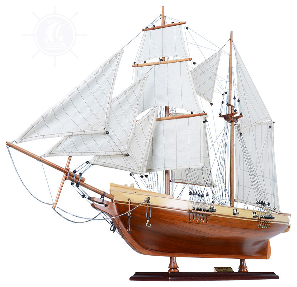 Harvey Museum-quality Fully Assembled Wooden Model Ship