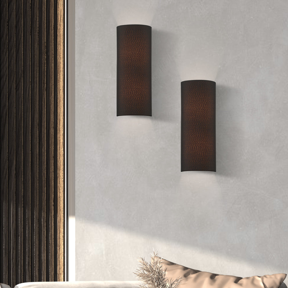Livex Lighting Sentosa 2-Light Black Sconce