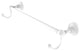 Waverly Place 30" Towel Bar and Integrated Hooks, Matte White