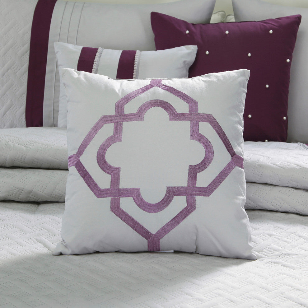Kimeo 7 piece comforter set, Multiple Color, Queen