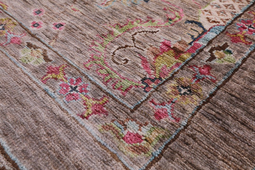 3' 6" X 5' 1" Persian Tabriz Hand Knotted Wool Rug Q10032