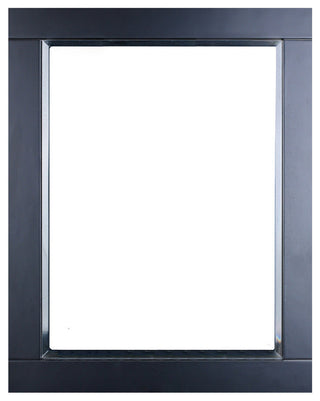 Eviva Aberdeen 24" Espresso Framed Bathroom Wall Mirror
