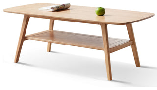 Gewnee Center table Low Table 100% solid wood Top plate Desk Coffee table