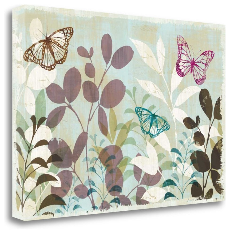 "Fluttering III" By Wild Apple Portfolio, Giclee Print on Gallery Wrap Canvas