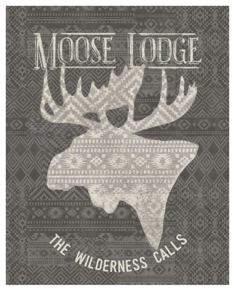 "Soft Lodge V Dark" Digital Paper Print by Janelle Penner, 22"x26"