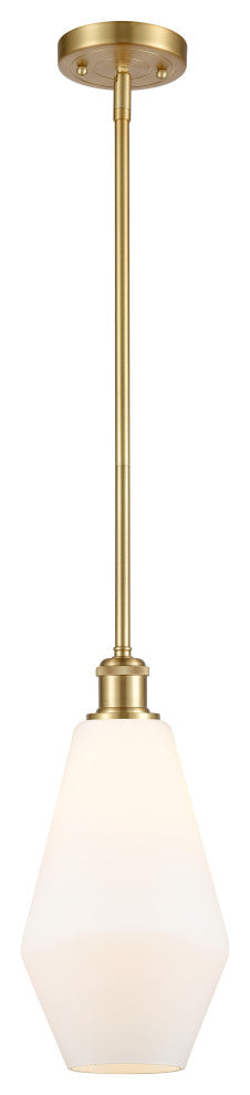 Innovations 516-1S-SG-G651-7 1-Light Mini Pendant, Satin Gold