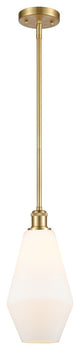 Innovations 516-1S-SG-G651-7 1-Light Mini Pendant, Satin Gold