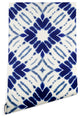 Deny Designs Jacqueline Maldonado Water Shibori Blue Wallpaper, Blue, 2'x8'