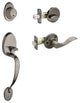 Active Handle Set, Waverlie Lever Interior Trim, Antique Nickel